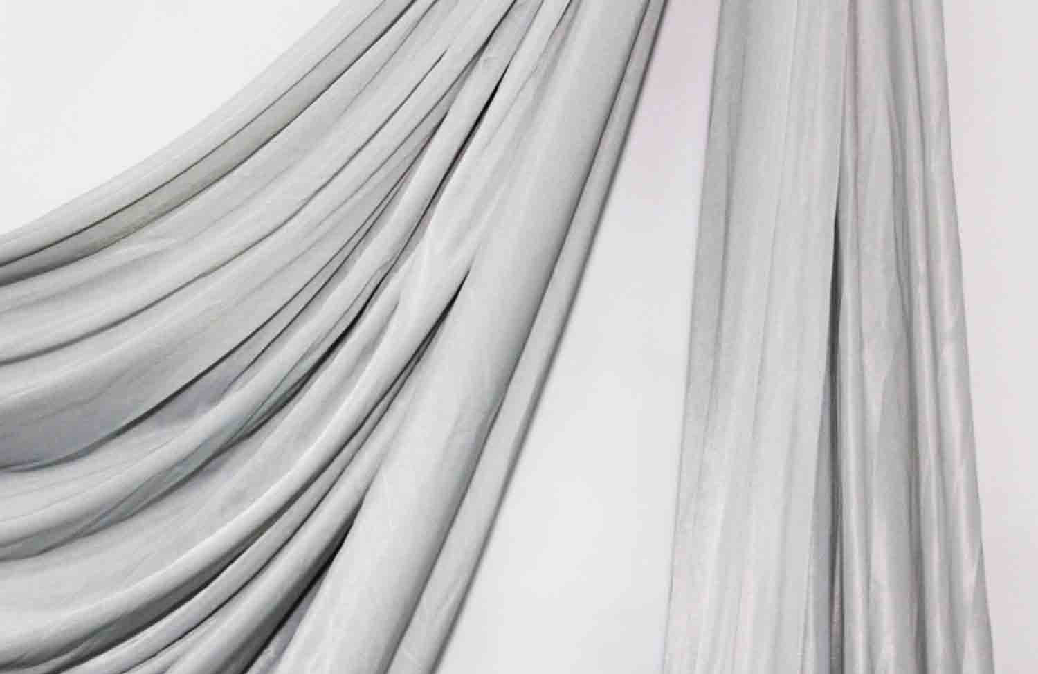 Silver Somatic Swing fabric