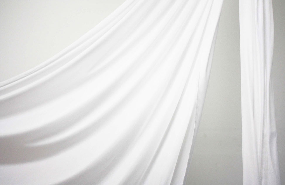 White Somatic Swing fabric